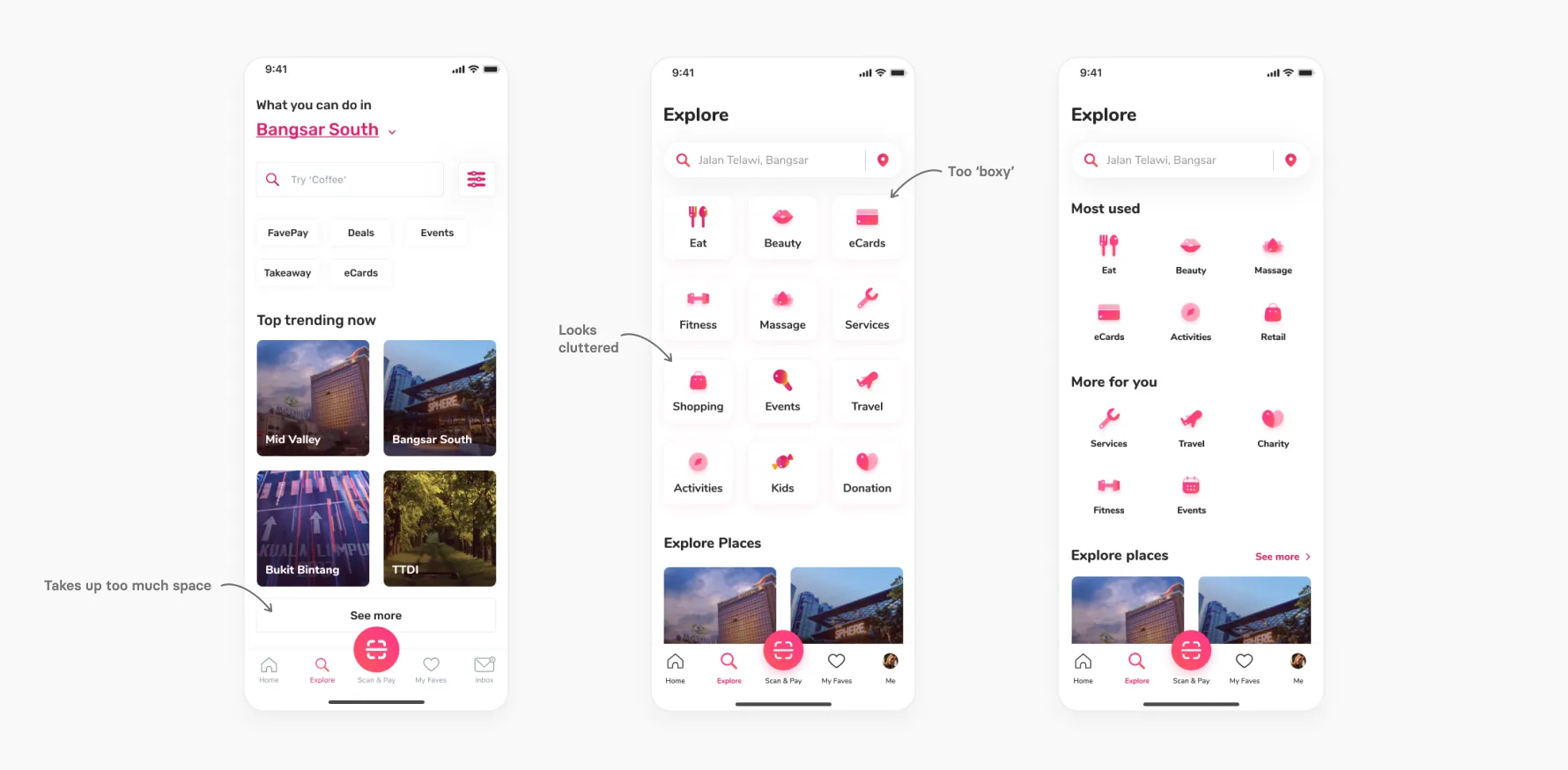 Explore Tab