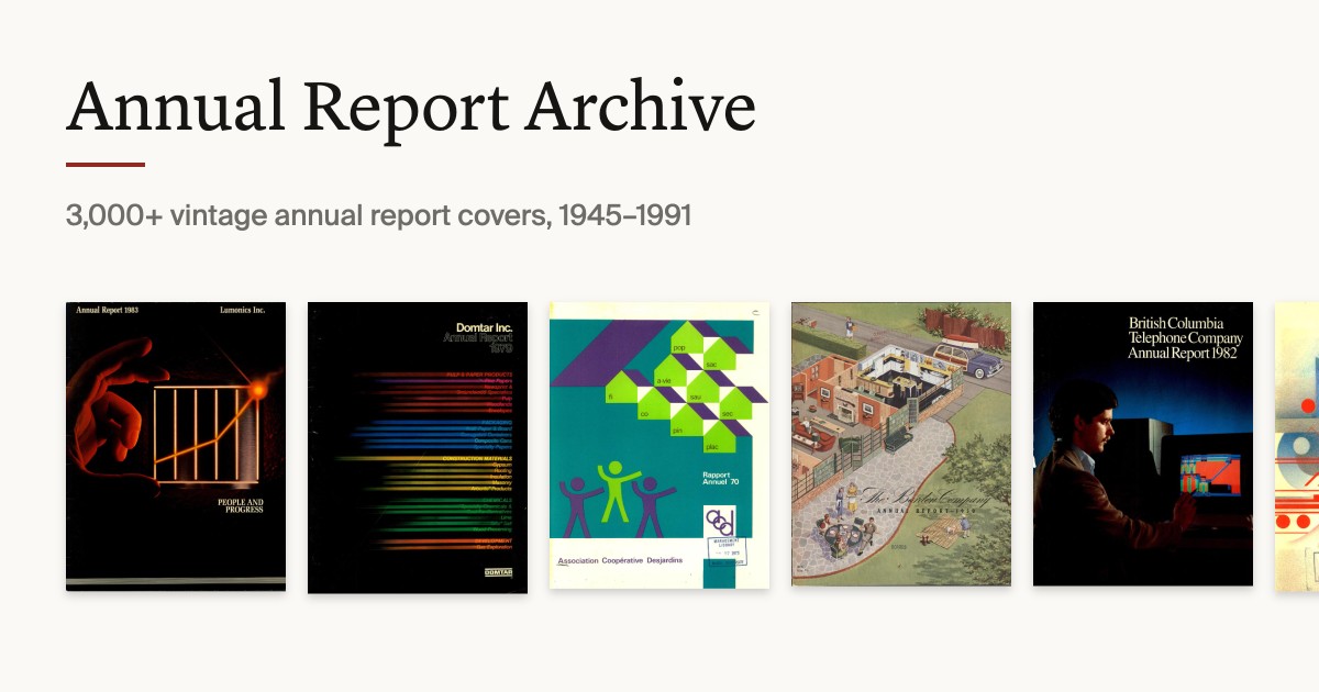 Annual Report Archive