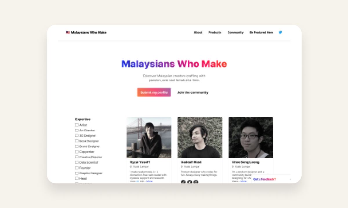 How I built Malaysians Who Make